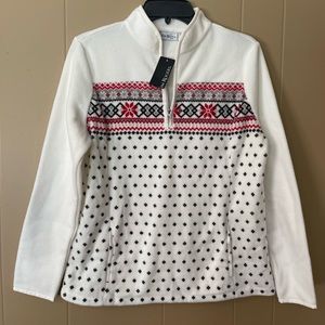 NWT white winter fleece jacket